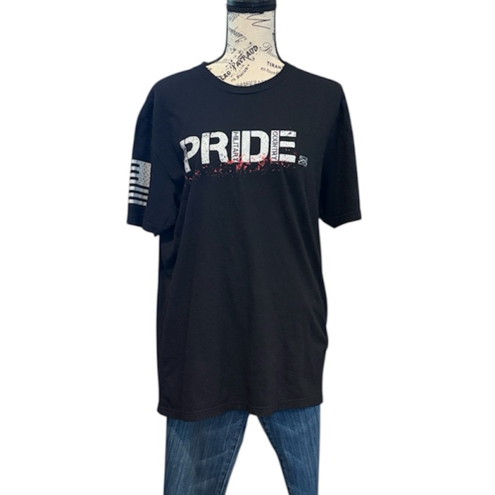 T-Shirt GRUNT STYLE short sleeve Military/Country pride Sz L